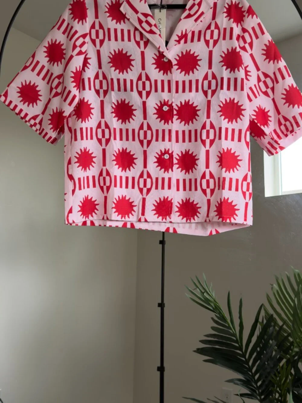 Commense Tropical Print Drawstring Shorts Set - Picture 4 of 7